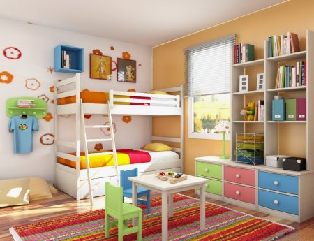  Оптимизация пространства в маленькой детской комнате